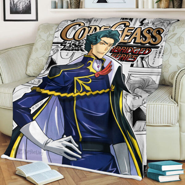 Plaid Jeremiah Gottwald Code Geass Couverture Plaid Polaire Plaid Canapé