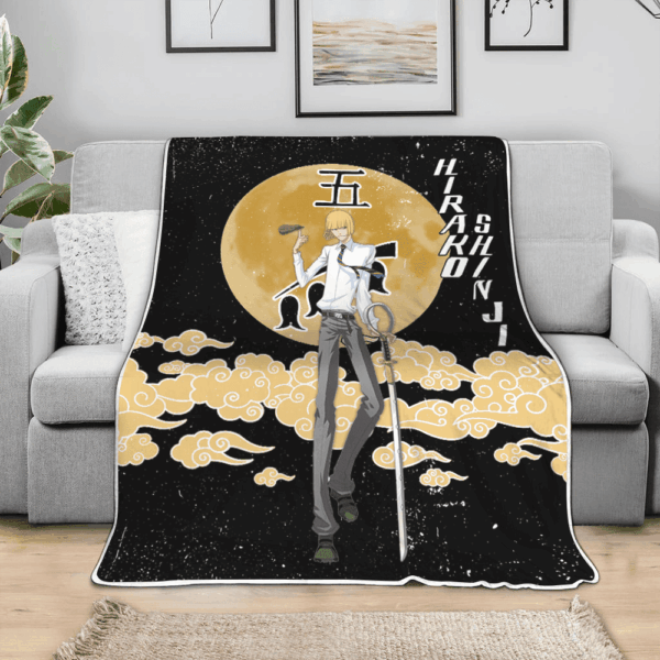 Plaid Hirako Shinji Bleach Couverture Plaid Polaire Plaid Canapé – Image 3
