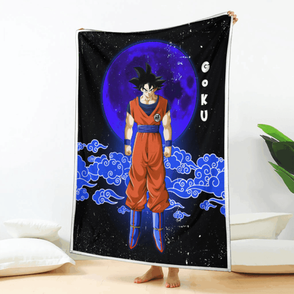Plaid Goku Dragon Ball DBZ 02 Couverture Plaid Polaire Plaid Canapé – Image 2