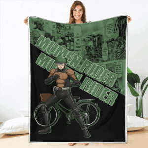 Plaid Mumen Rider One Punch Man Couverture Plaid Polaire Plaid Canapé