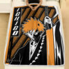 Plaid Ichigo Kurosaki Bleach 01 Couverture Plaid Polaire Plaid Canapé