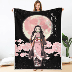 Plaid Nezuko Kamado Demon Slayer Couverture Plaid Polaire Plaid Canapé