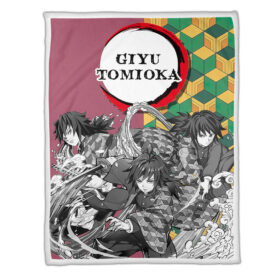 Plaid Giyu Tomioka Demon Slayer Couverture Plaid Polaire Plaid Canapé