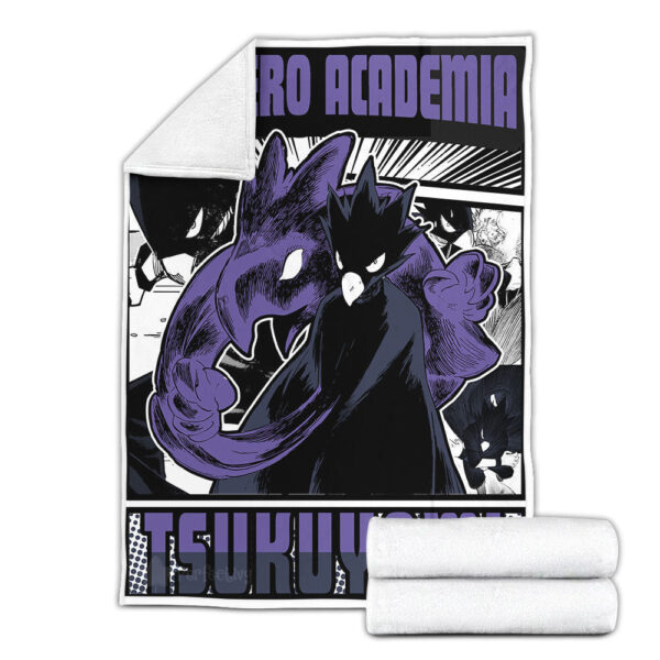 Plaid Fumikage Tokoyami My Hero Academia Couverture Plaid Polaire Plaid Canapé – Image 3