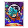 Plaid Goku Blue Dragon Ball DBZ 01 Couverture Plaid Polaire Plaid Canapé