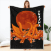 Plaid Kurama Naruto Couverture Plaid Polaire Plaid Canapé