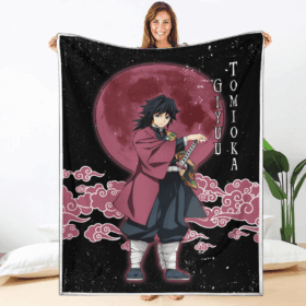 Plaid Giyuu Tomioka Demon Slayer Couverture Plaid Polaire Plaid Canapé