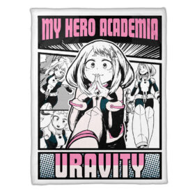 Plaid Ochako Uraraka My Hero Academia Couverture Plaid Polaire Plaid Canapé