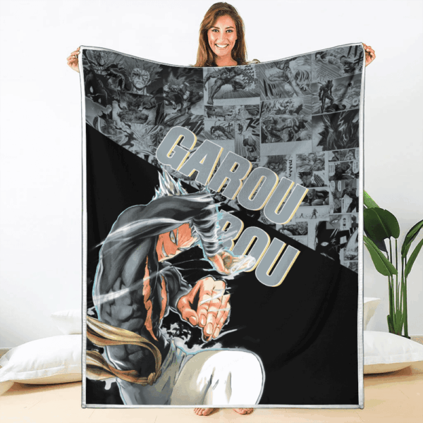 Plaid Garou One Punch Man Couverture Plaid Polaire Plaid Canapé