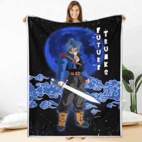 Plaid Trunks Futur Dragon Ball DBZ Couverture Plaid Polaire Plaid Canapé