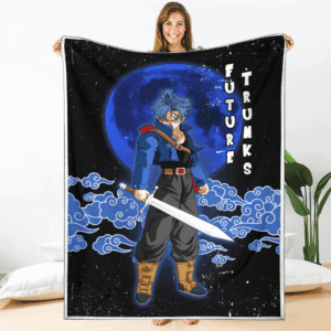 Plaid Trunks Futur Dragon Ball DBZ Couverture Plaid Polaire Plaid Canapé