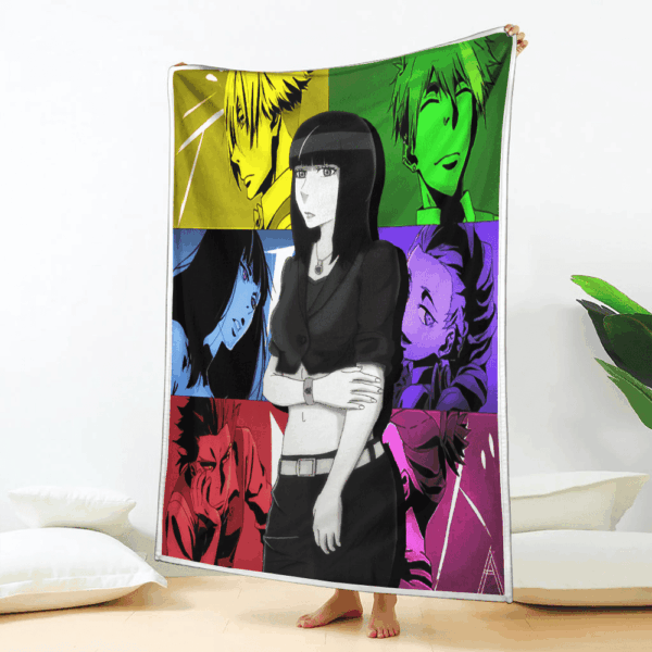 Plaid Parade de la mort de Kurokami no Onna Couverture Plaid Polaire Plaid Canapé – Image 2