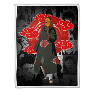 Plaid Obito Uchiha Akatsuki Naruto Couverture Plaid Polaire Plaid Canapé