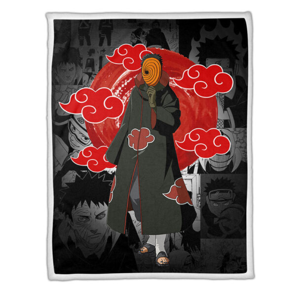 Plaid Obito Uchiha Akatsuki Naruto Couverture Plaid Polaire Plaid Canapé