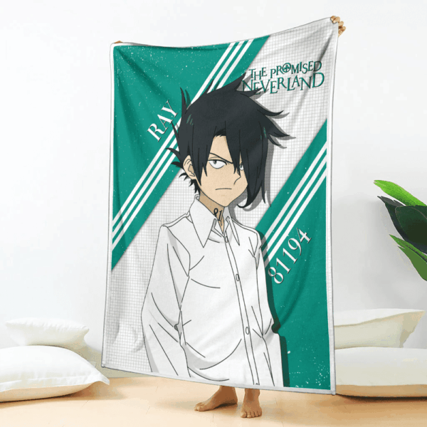 Plaid Ray The Promised Neverland Couverture Plaid Polaire Plaid Canapé – Image 2