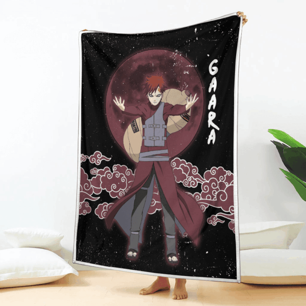 Plaid Gaara Naruto 04 Couverture Plaid Polaire Plaid Canapé – Image 2
