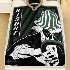 Plaid Kisuke Urahara Bleach 01 Couverture Plaid Polaire Plaid Canapé