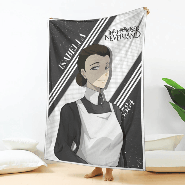 Plaid Isabella The Promised Neverland Couverture Plaid Polaire Plaid Canapé – Image 2