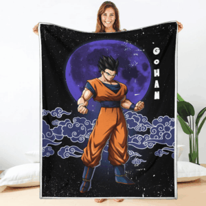 Plaid Gohan Dragon Ball DBZ 02 Couverture Plaid Polaire Plaid Canapé