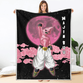 Plaid Majin Buu Dragon Ball DBZ 02 Couverture Plaid Polaire Plaid Canapé