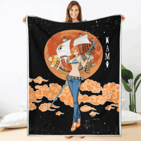 Plaid Nami One Piece 03 Couverture Plaid Polaire Plaid Canapé