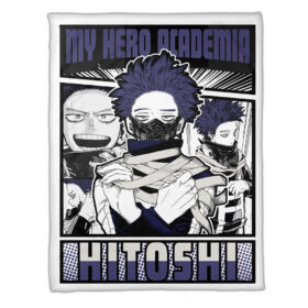 Plaid Hitoshi Shinso My Hero Academia Couverture Plaid Polaire Plaid Canapé