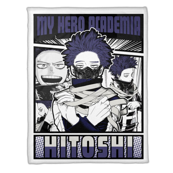 Plaid Hitoshi Shinso My Hero Academia Couverture Plaid Polaire Plaid Canapé