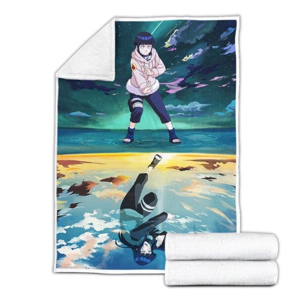 Plaid Hinata Hyuga Naruto 02 Couverture Plaid Polaire Plaid Canapé – Image 3