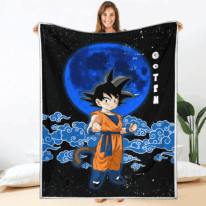 Plaid Goten Dragon Ball DBZ 02 Couverture Plaid Polaire Plaid Canapé