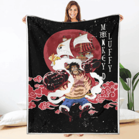 Plaid Monkey D. Luffy Gear 4 One Piece 03 Couverture Plaid Polaire Plaid Canapé