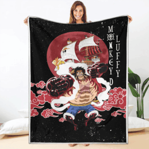 Plaid Monkey D. Luffy Gear 4 One Piece 03 Couverture Plaid Polaire Plaid Canapé