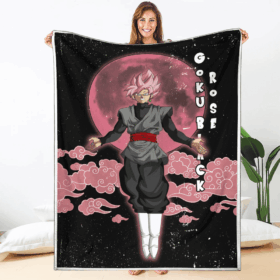 Plaid Goku Black Rose Dragon Ball DBZ 02 Couverture Plaid Polaire Plaid Canapé