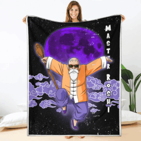 Plaid Maître Roshi Dragon Ball DBZ 02 Couverture Plaid Polaire Plaid Canapé