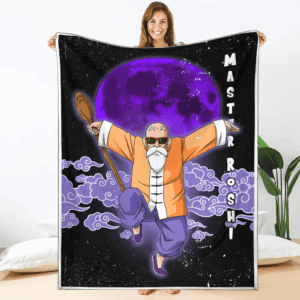 Plaid Maître Roshi Dragon Ball DBZ 02 Couverture Plaid Polaire Plaid Canapé