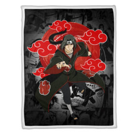 Plaid Itachi Uchiha Akatsuki Naruto Couverture Plaid Polaire Plaid Canapé