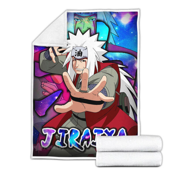 Plaid Jiraiya Naruto 02 Couverture Plaid Polaire Plaid Canapé – Image 3