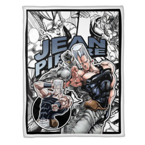 Plaid Jean Pierre Polnareff JJBA JoJo's bizarre adventure Couverture Plaid Polaire Plaid Canapé