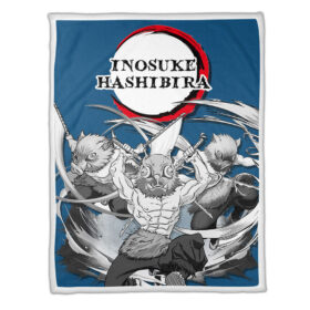 Plaid Inosuke Demon Slayer Couverture Plaid Polaire Plaid Canapé