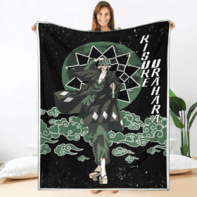 Plaid Kisuke Urahara Bleach 02 Couverture Plaid Polaire Plaid Canapé