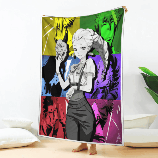 Plaid Nona Death Parade Couverture Plaid Polaire Plaid Canapé – Image 2