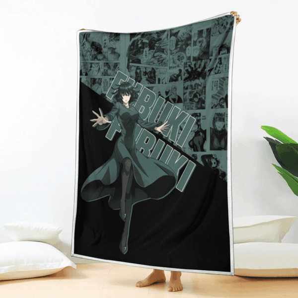 Plaid Fubuki One Punch Man Couverture Plaid Polaire Plaid Canapé – Image 2