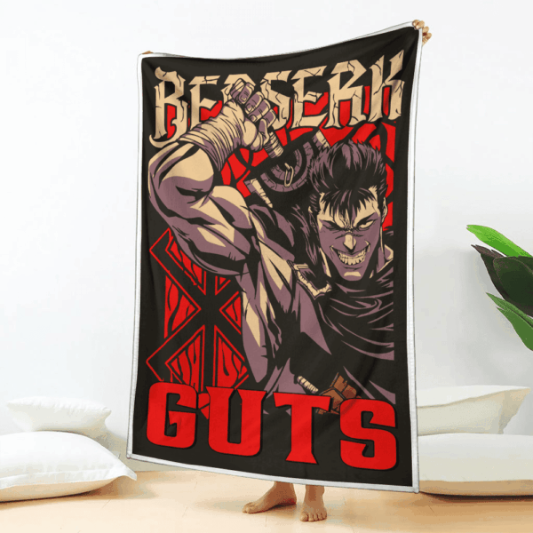 Plaid Guts Berserk Couverture Plaid Polaire Plaid Canapé – Image 2
