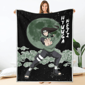 Plaid Neji Hyuga Naruto 03 Couverture Plaid Polaire Plaid Canapé
