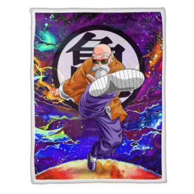 Plaid Maître Roshi Dragon Ball DBZ 01 Couverture Plaid Polaire Plaid Canapé
