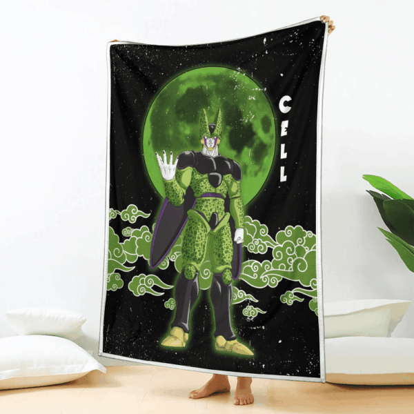 Plaid Cell parfaite Dragon Ball DBZ Couverture Plaid Polaire Plaid Canapé – Image 2