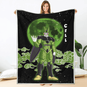 Plaid Cell parfaite Dragon Ball DBZ Couverture Plaid Polaire Plaid Canapé