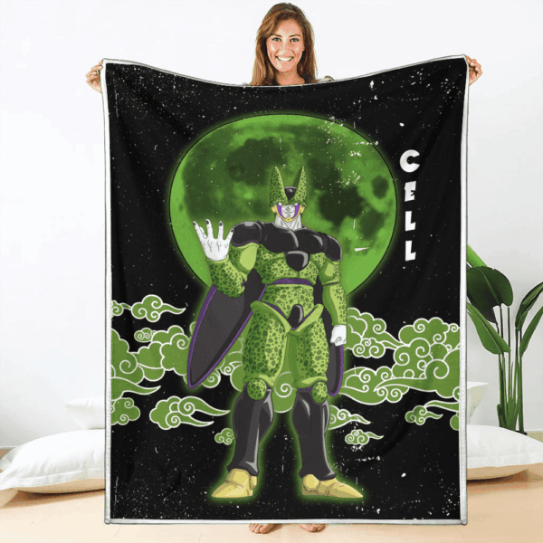 Plaid Cell parfaite Dragon Ball DBZ Couverture Plaid Polaire Plaid Canapé