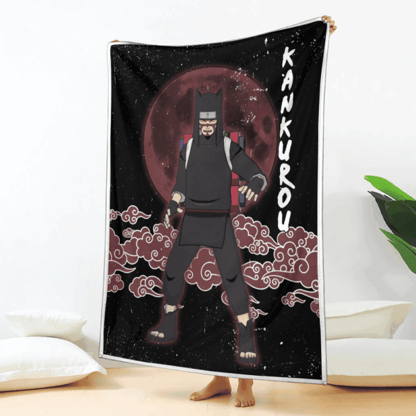 Plaid Kankurou Naruto Couverture Plaid Polaire Plaid Canapé – Image 2