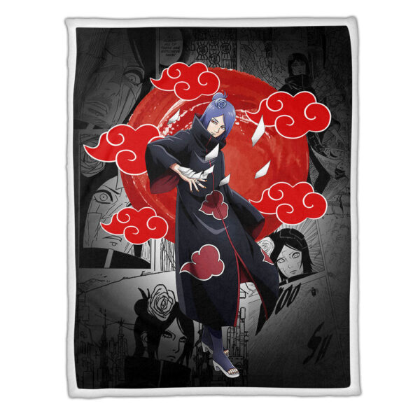 Plaid Konan Akatsuki Naruto Couverture Plaid Polaire Plaid Canapé