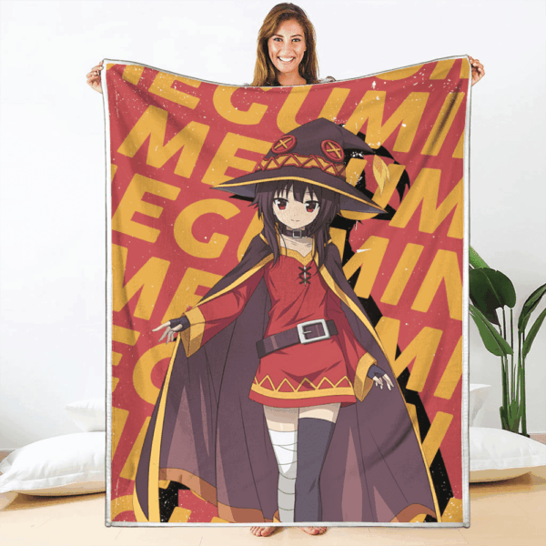 Plaid Megumin KonoSuba Couverture Plaid Polaire Plaid Canapé